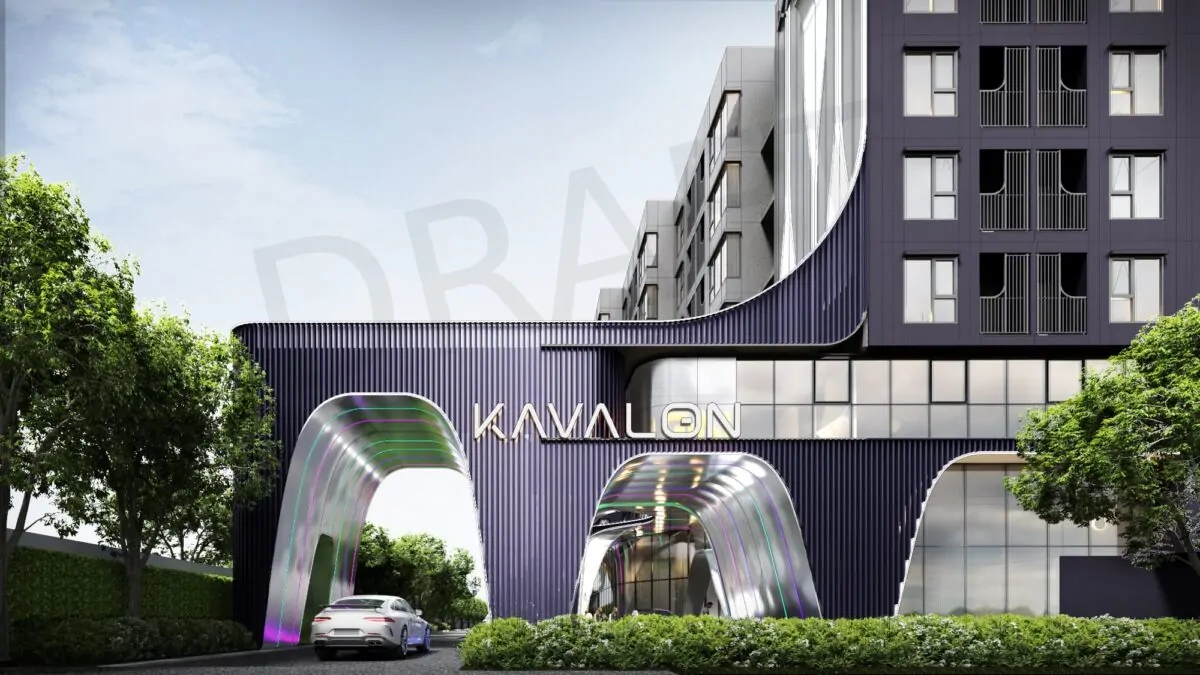 ภาพ sneak peek หน้าโครงการ KAVALON จาก AssetWise (ภาพ Draft)