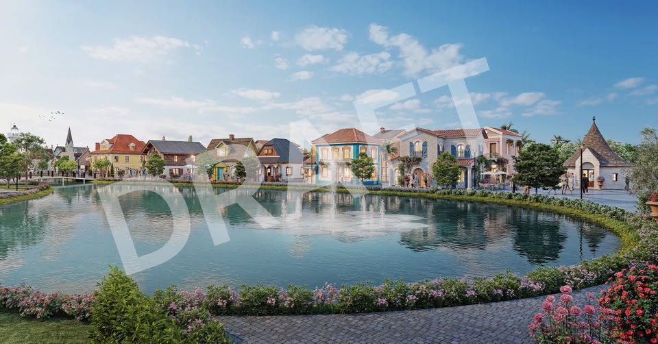 ภาพจำลองบรรยากาศริมทะเลสาบของ Supalai Euro Village Hua Hin