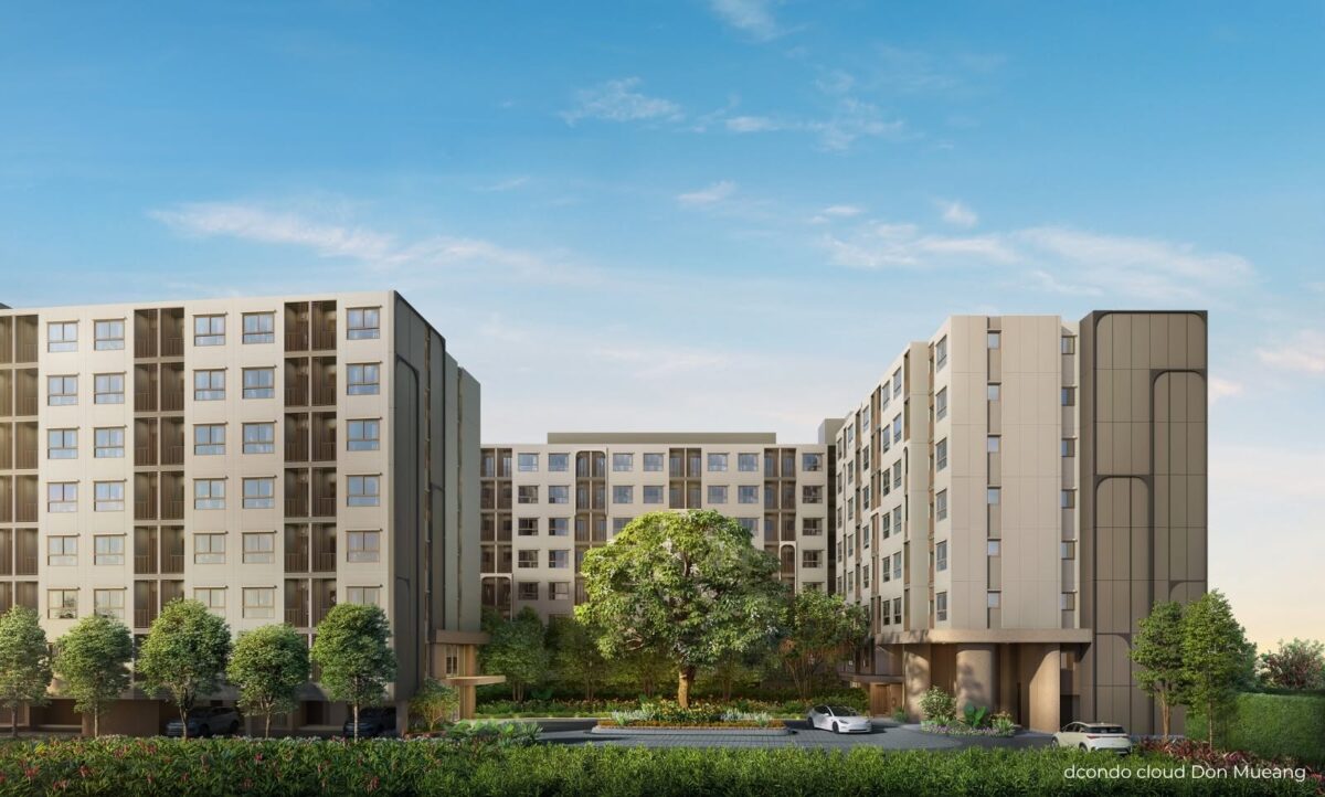 ภาพโครงการ dcondo cloud ดอนเมือง คอนโด Low-rise 2 อาคาร พร้อมพื้นที่ส่วนกลางใจกลางโครงการ