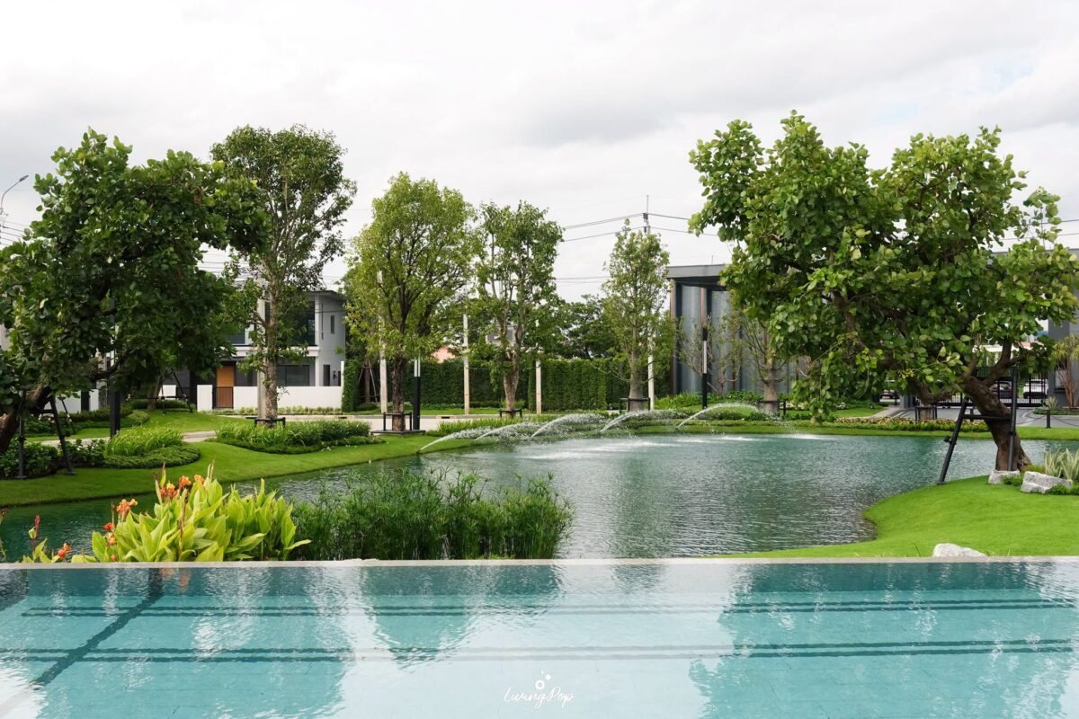 เศรษฐสิริ เกรท ดอนเมือง สวนและ Lake ส่วนกลาง