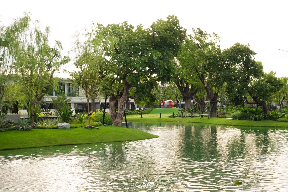 เศรษฐสิริ เกรท ดอนเมือง Lake และต้นไม้ใหญ่