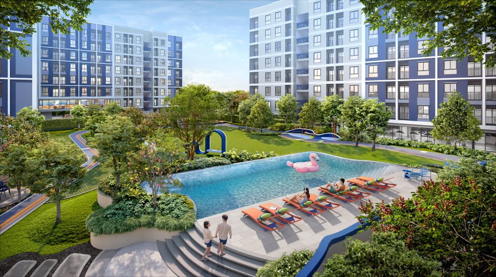 GOOD DAY More Bangmod ภาพจำลองสระว่ายน้ำและ Pool Terrace