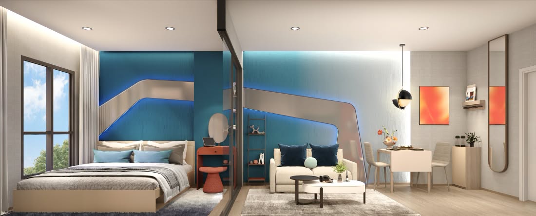 GOOD DAY More Bangmod ภาพจำลองห้อง 1 Bedroom