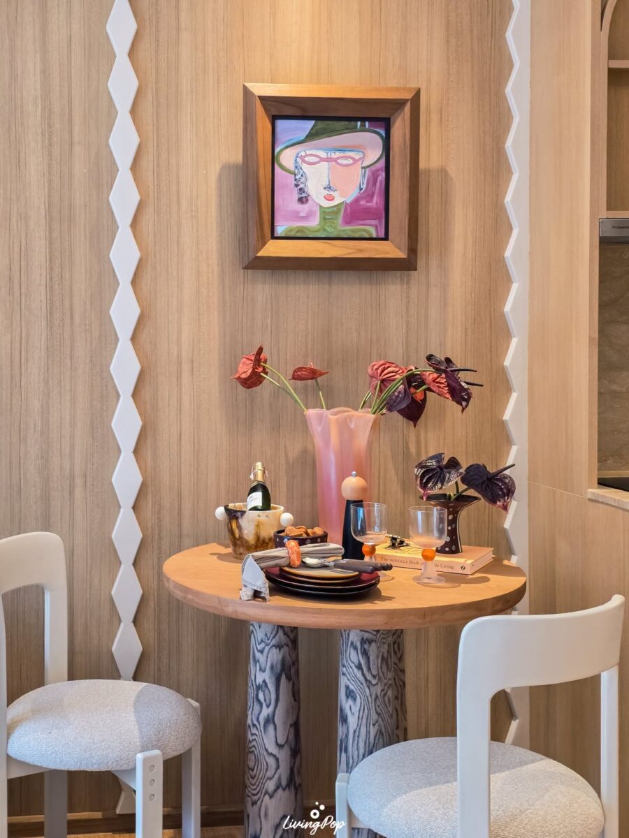 The Standard Residences หัวหิน ห้องตัวอย่าง มุมโต๊ะกินข้าว