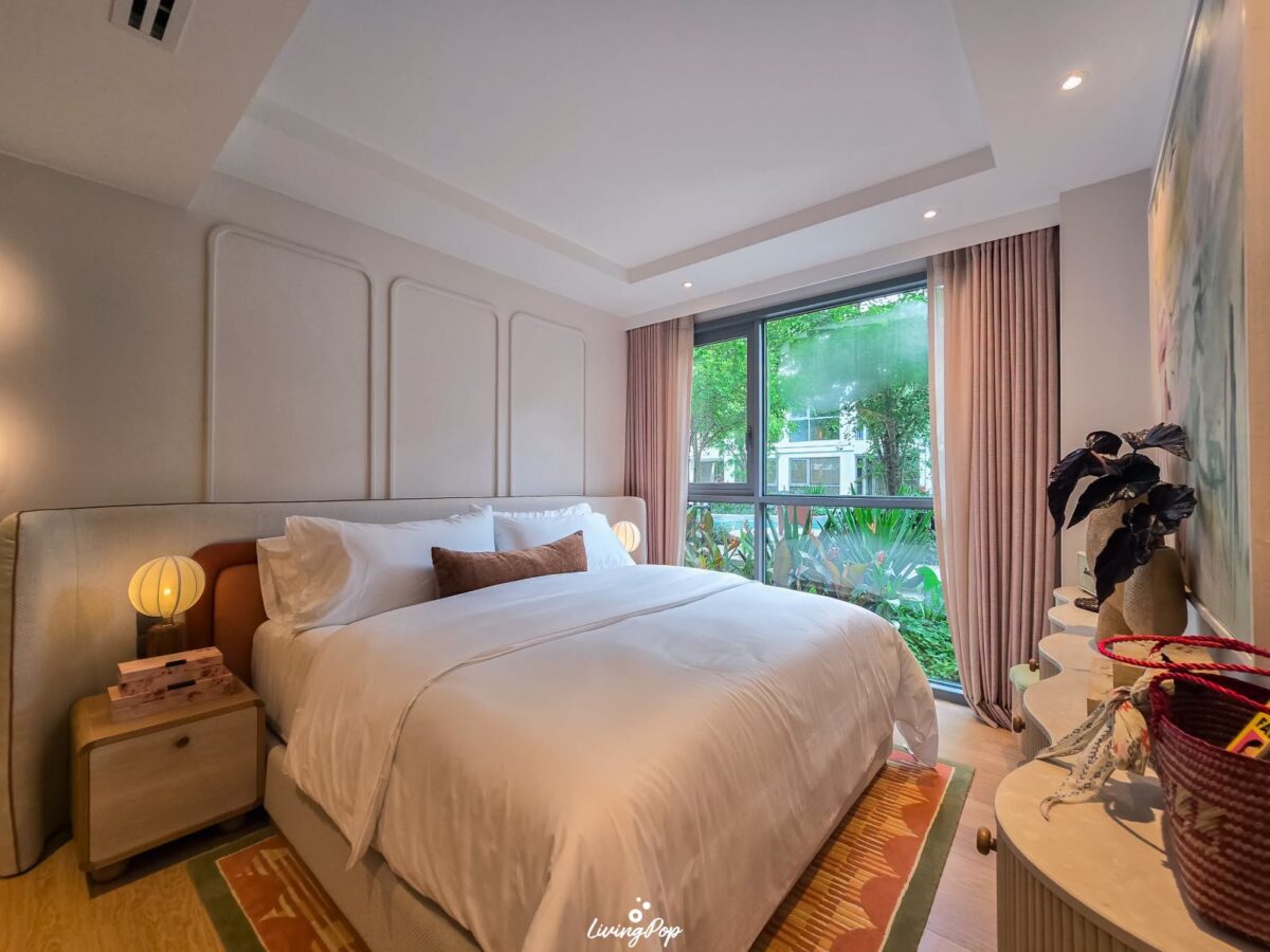 The Standard Residences หัวหิน ห้องตัวอย่าง ห้องนอน